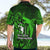 French Polynesia Bora Bora Hawaiian Shirt Polynesian Shark Tattoo With Hibiscus Green Version LT14 - Polynesian Pride