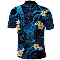 Tokelau Fakaofo Atoll Polo Shirt Polynesian Tattoo Plumeria With Map