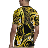 Tokelau Atafu Atoll Rugby Jersey Polynesian Tattoo Plumeria With Map