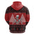 Personalized Hawaii Skull Christmas Hoodie Mele Kalikimaka Hawaiian Kakau - Polynesian Pride