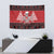 Personalized Hawaii Skull Christmas Tapestry Mele Kalikimaka Hawaiian Kakau - Polynesian Pride