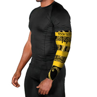 Taranaki Custom Rugby New Zealand Arm Sleeves Aotearoa Maori Pukana Tiki Mascot