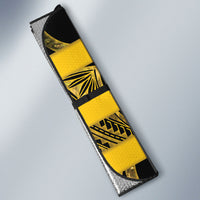 Taranaki Custom Rugby New Zealand Auto Sun Shade Aotearoa Maori Pukana Tiki Mascot