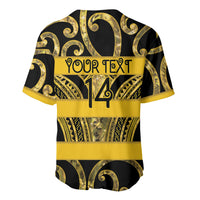 Taranaki Custom Rugby New Zealand Baseball Jersey Aotearoa Maori Pukana Tiki Mascot