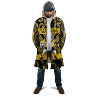 Taranaki Custom Rugby New Zealand Cloak Aotearoa Maori Pukana Tiki Mascot