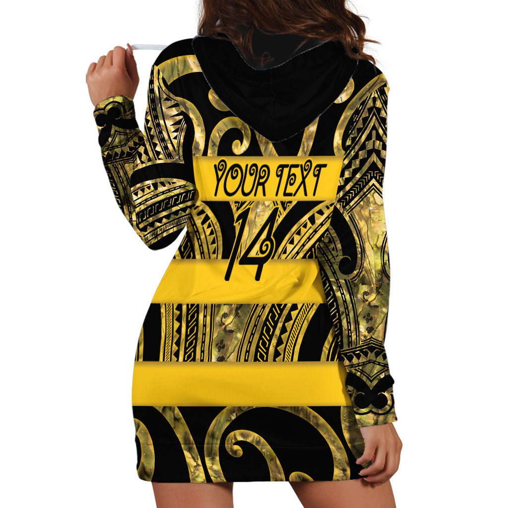 Taranaki Custom Rugby New Zealand Hoodie Dress Aotearoa Maori Pukana Tiki Mascot
