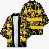 Taranaki Custom Rugby New Zealand Kimono Aotearoa Maori Pukana Tiki Mascot