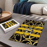 Taranaki Custom Rugby New Zealand Puzzle Aotearoa Maori Pukana Tiki Mascot