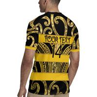 Taranaki Custom Rugby New Zealand Rugby Jersey Aotearoa Maori Pukana Tiki Mascot