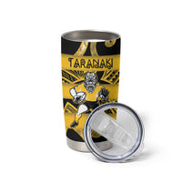 Taranaki Custom Rugby New Zealand Tumbler Cup Aotearoa Maori Pukana Tiki Mascot