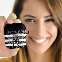 Hawke's Bay Custom Rugby New Zealand AirPods Case Aotearoa Maori Pukana Tiki Mascot