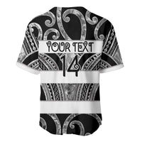 Hawke's Bay Custom Rugby New Zealand Baseball Jersey Aotearoa Maori Pukana Tiki Mascot