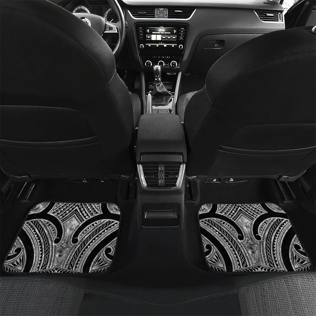 Hawke's Bay Custom Rugby New Zealand Car Mats Aotearoa Maori Pukana Tiki Mascot