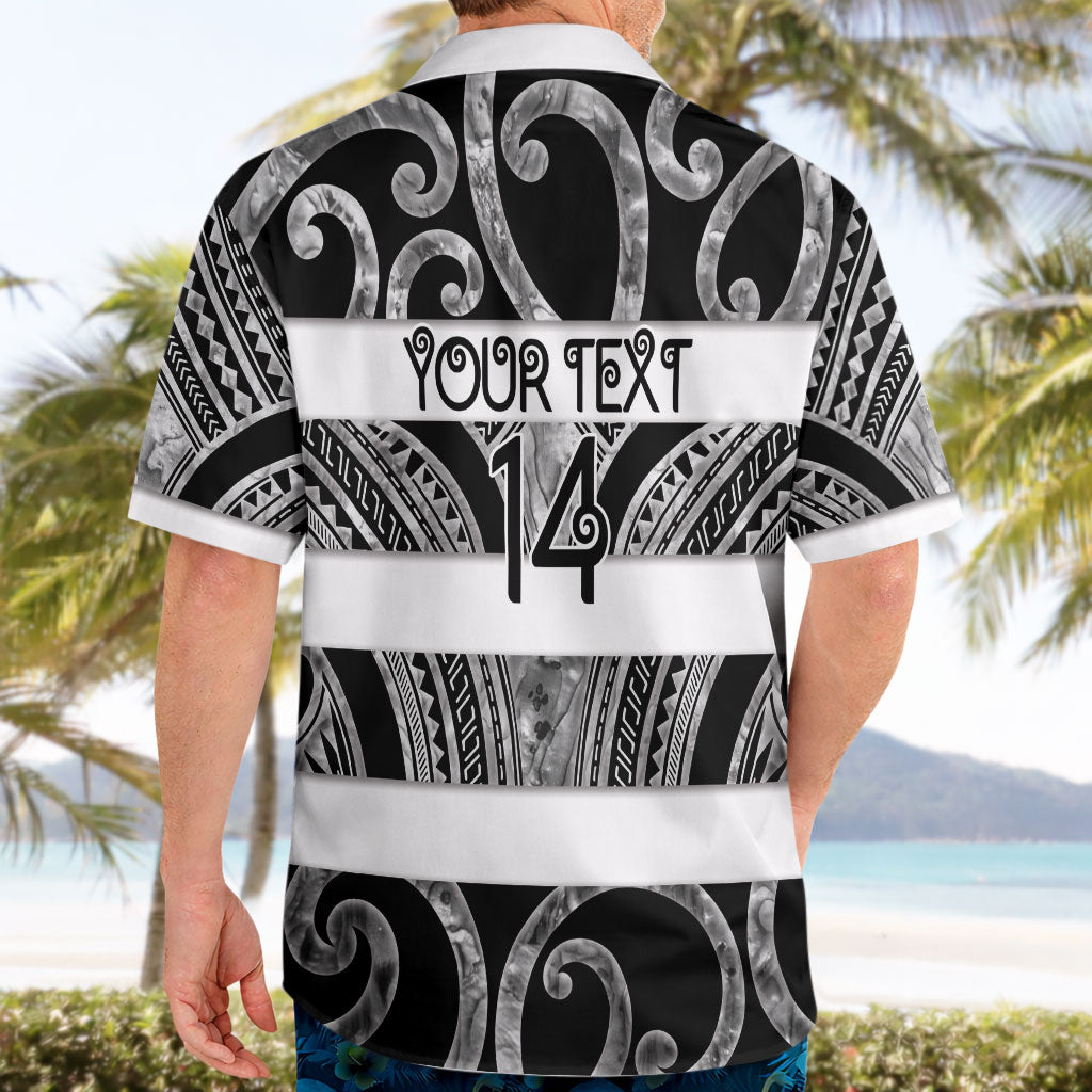 Hawke's Bay Custom Rugby New Zealand Hawaiian Shirt Aotearoa Maori Pukana Tiki Mascot