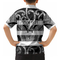 Hawke's Bay Custom Rugby New Zealand Hawaiian Shirt Aotearoa Maori Pukana Tiki Mascot