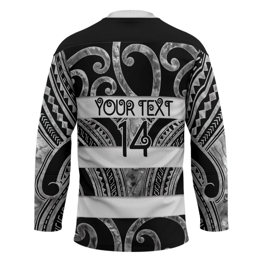 Hawke's Bay Custom Rugby New Zealand Hockey Jersey Aotearoa Maori Pukana Tiki Mascot