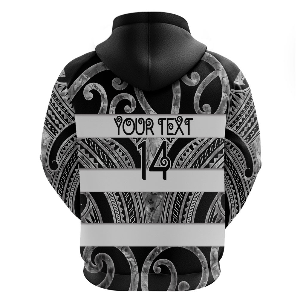 Hawke's Bay Custom Rugby New Zealand Hoodie Aotearoa Maori Pukana Tiki Mascot