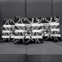 Hawke's Bay Custom Rugby New Zealand Pillow Cover Aotearoa Maori Pukana Tiki Mascot