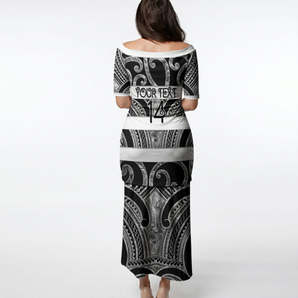 Hawke's Bay Custom Rugby New Zealand Puletasi Aotearoa Maori Pukana Tiki Mascot