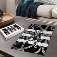Hawke's Bay Custom Rugby New Zealand Puzzle Aotearoa Maori Pukana Tiki Mascot