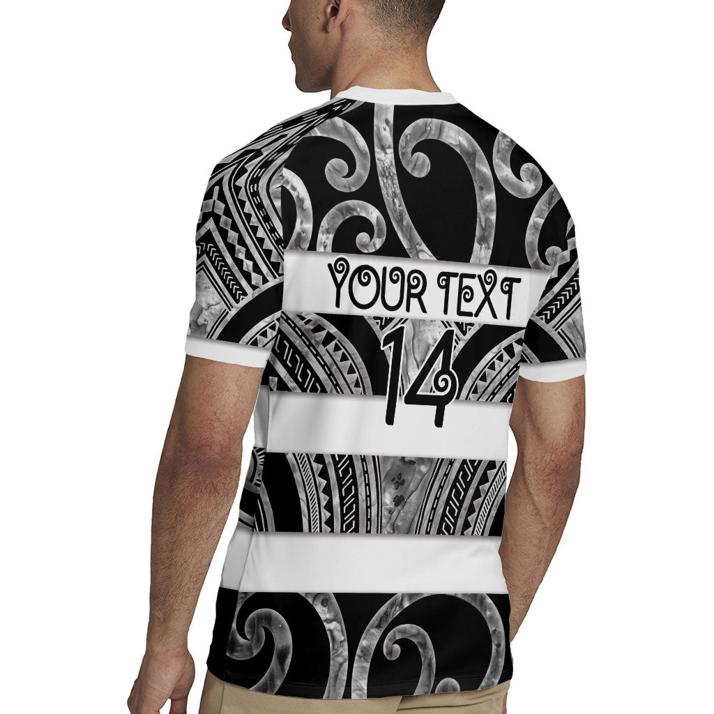 Hawke's Bay Custom Rugby New Zealand Rugby Jersey Aotearoa Maori Pukana Tiki Mascot
