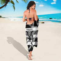 Hawke's Bay Custom Rugby New Zealand Sarong Aotearoa Maori Pukana Tiki Mascot