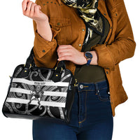Hawke's Bay Custom Rugby New Zealand Shoulder Handbag Aotearoa Maori Pukana Tiki Mascot