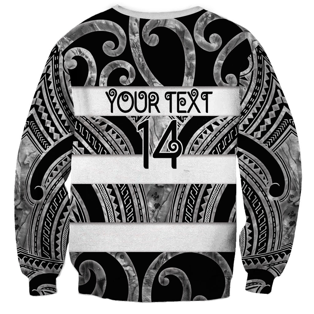 Hawke's Bay Custom Rugby New Zealand Sweatshirt Aotearoa Maori Pukana Tiki Mascot