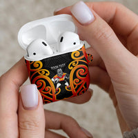 Waikato Custom Rugby New Zealand AirPods Case Aotearoa Maori Pukana Tiki Mascot