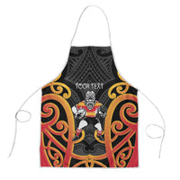 Waikato Custom Rugby New Zealand Apron Aotearoa Maori Pukana Tiki Mascot