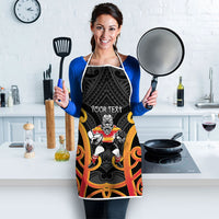 Waikato Custom Rugby New Zealand Apron Aotearoa Maori Pukana Tiki Mascot