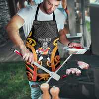 Waikato Custom Rugby New Zealand Apron Aotearoa Maori Pukana Tiki Mascot