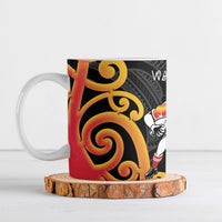 Waikato Rugby New Zealand Ceramic Mug Aotearoa Maori Pukana Tiki Mascot