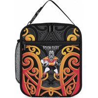 Waikato Custom Rugby New Zealand Lunch Bag Aotearoa Maori Pukana Tiki Mascot