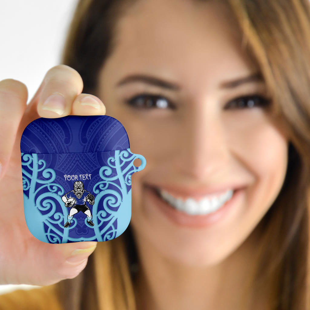 Northland Custom Rugby New Zealand AirPods Case Aotearoa Maori Pukana Tiki Mascot