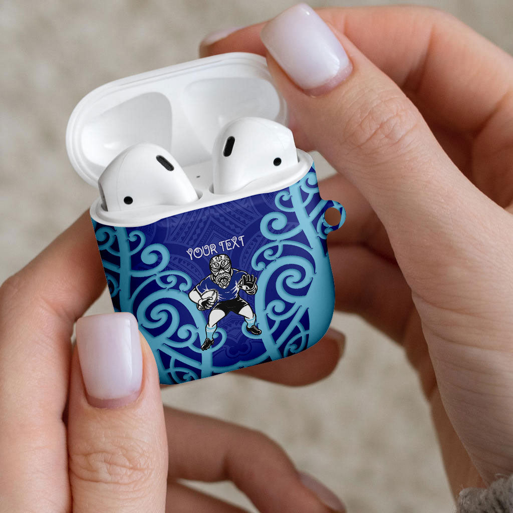 Northland Custom Rugby New Zealand AirPods Case Aotearoa Maori Pukana Tiki Mascot