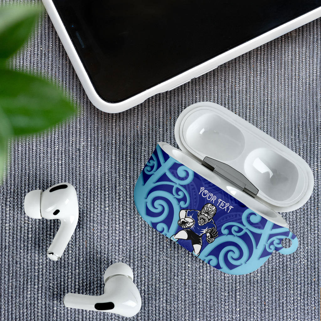 Northland Custom Rugby New Zealand AirPods Case Aotearoa Maori Pukana Tiki Mascot