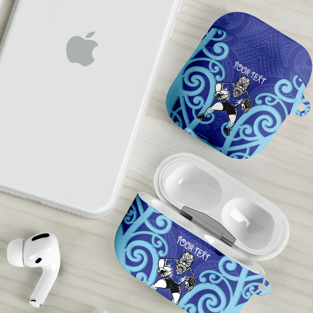 Northland Custom Rugby New Zealand AirPods Case Aotearoa Maori Pukana Tiki Mascot