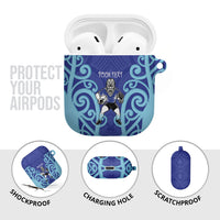 Northland Custom Rugby New Zealand AirPods Case Aotearoa Maori Pukana Tiki Mascot