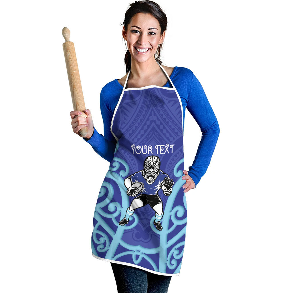 Northland Custom Rugby New Zealand Apron Aotearoa Maori Pukana Tiki Mascot