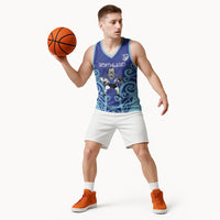 Northland Custom Rugby New Zealand Basketball Jersey Aotearoa Maori Pukana Tiki Mascot