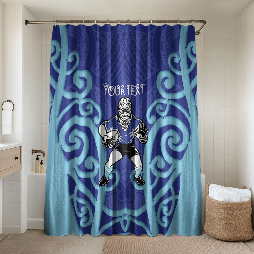 Northland Custom Rugby New Zealand Bathroom Set Aotearoa Maori Pukana Tiki Mascot