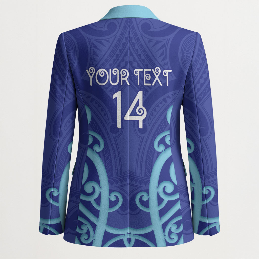 Northland Custom Rugby New Zealand Blazer Aotearoa Maori Pukana Tiki Mascot