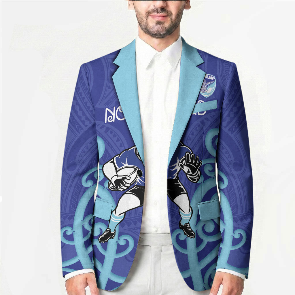 Northland Custom Rugby New Zealand Blazer Aotearoa Maori Pukana Tiki Mascot
