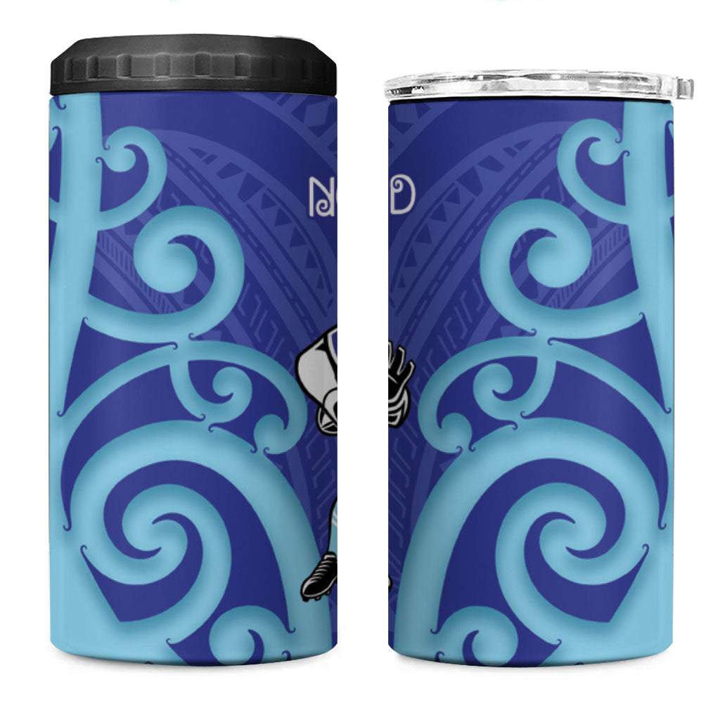 Northland Rugby New Zealand 4 in 1 Can Cooler Tumbler Aotearoa Maori Pukana Tiki Mascot