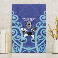 Northland Custom Rugby New Zealand Canvas Wall Art Aotearoa Maori Pukana Tiki Mascot