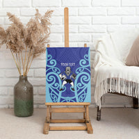 Northland Custom Rugby New Zealand Canvas Wall Art Aotearoa Maori Pukana Tiki Mascot