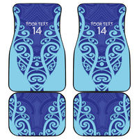 Northland Custom Rugby New Zealand Car Mats Aotearoa Maori Pukana Tiki Mascot