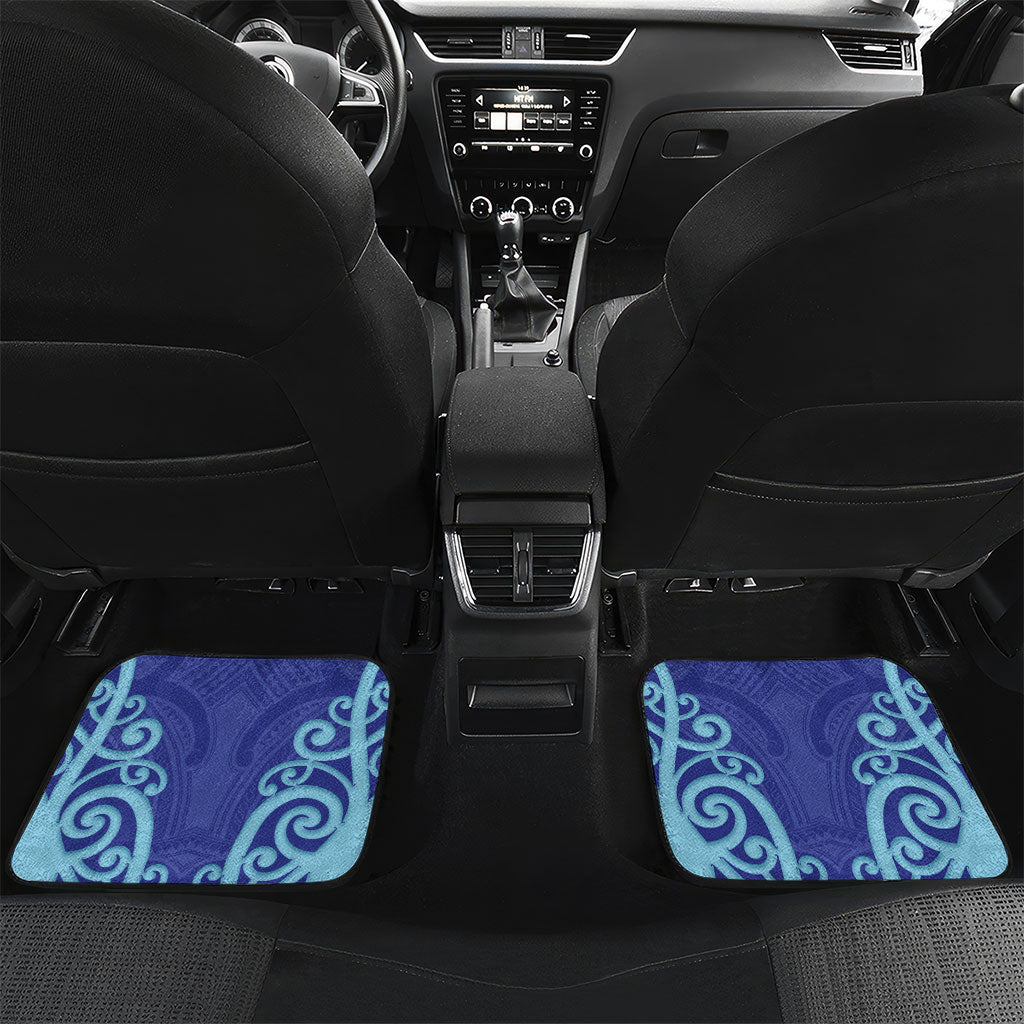 Northland Custom Rugby New Zealand Car Mats Aotearoa Maori Pukana Tiki Mascot
