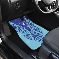 Northland Custom Rugby New Zealand Car Mats Aotearoa Maori Pukana Tiki Mascot